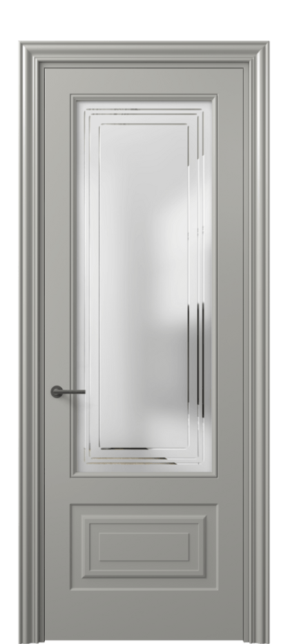 Дверь межкомнатная Mascot 8442 Матовый нейтральный серый Сатинированное стекло с гравировкой "Грани", триплекс Фигурный наличник МНСР Цена 81799 ₽ Наличники уже входят в базовый комплект. Фабрика дверей Волховец 8 (800) 551 43 19 Межкомнатная дверь Mascot 8442 Матовый нейтральный серый Сатинированное стекло с гравировкой "Грани", триплекс Цена 81799 ₽ | Volhovec