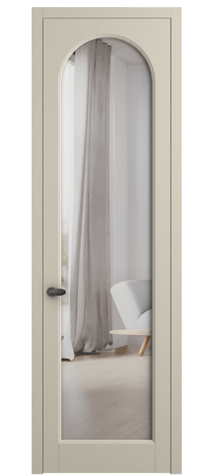 Дверь межкомнатная Палаццо 6804 Матовый бежево-серый Двустороннее зеркало, триплекс 0536 МБСР Цена 103029 ₽ Наличники уже входят в базовый комплект. Фабрика дверей Волховец 8 (800) 551 43 19 Межкомнатная дверь Палаццо 6804 Матовый бежево-серый Двустороннее зеркало, триплекс Цена 103029 ₽ | Volhovec