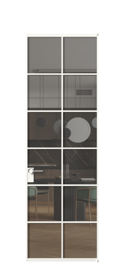 Алюминиевая дверь АЛПЛ040.05 Алюминий Белый Прозрачное серое стекло, триплекс. Без короба бел Цена 124530 Стоимость комплекта двери включает:
1. Полотно (600/650/700/750/800/850/900/950*2000-2400 мм).
2. Короб
3. Комплект фурнитуры (2 торцевые петли и магнитный замок с ответной планкой). Фабрика дверей Волховец 8 (800) 551 43 19 Алюминиевая дверь АЛПЛ040.05 Алюминий Белый Прозрачное серое стекло, триплекс Цена 124530 | Volhovec