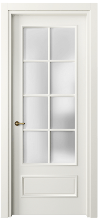 Дверь межкомнатная Paris 8112 Матовый жемчужный Сатинированное стекло Гладкий наличник МЖМ Цена 72399 ₽ Наличники уже входят в базовый комплект. Фабрика дверей Волховец 8 (800) 551 43 19 Межкомнатная дверь Paris 8112 Матовый жемчужный Сатинированное стекло Цена 72399 ₽| Volhovec