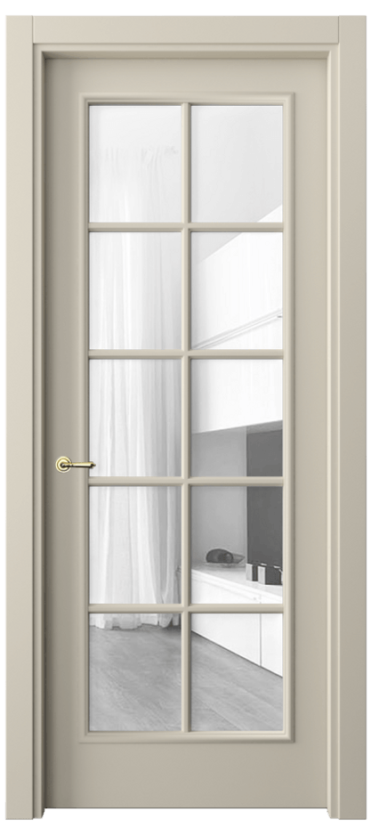 Дверь межкомнатная Paris 8102 Матовый бежево-серый Прозрачное стекло, 4 мм Гладкий наличник МБСР Цена 3770 AZE Наличники уже входят в базовый комплект. Фабрика дверей Волховец 8 (800) 551 43 19 Межкомнатная дверь Paris 8102 Матовый бежево-серый Прозрачное стекло, 4 мм Цена 3770 AZE| Volhovec