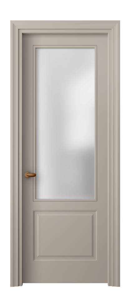 Дверь межкомнатная Esse 8552 Матовый бисквитный Сатинированное стекло Фигурный универсальный наличник МБСК Цена 70299 ₽ Наличники уже входят в базовый комплект. Фабрика дверей Волховец 8 (800) 551 43 19 Межкомнатная дверь Esse 8552 Матовый бисквитный Сатинированное стекло Цена 70299 ₽ | Volhovec