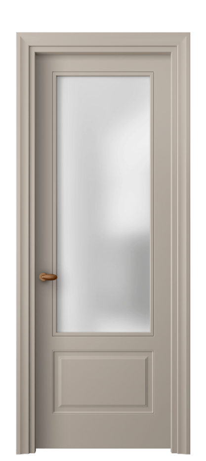 Дверь межкомнатная Esse 8542 Матовый бисквитный Сатинированное стекло Фигурный универсальный наличник МБСК Цена 56239 ₽ Наличники уже входят в базовый комплект. Фабрика дверей Волховец 8 (800) 551 43 19 Межкомнатная дверь Esse 8542 Матовый бисквитный Сатинированное стекло Цена 56239 ₽ | Volhovec