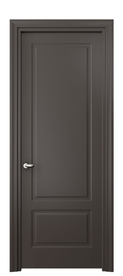 Дверь межкомнатная Esse 8541 Матовый антрацит Фигурный универсальный наличник МАН Цена 45199 ₽ Наличники уже входят в базовый комплект. Фабрика дверей Волховец 8 (800) 551 43 19 Межкомнатная дверь Esse 8541 Матовый антрацит Цена 45199 ₽ | Volhovec