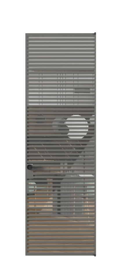 Алюминиевая дверь АЛПЛ040.07 Алюминий классический серый Рефлективное прозрачное стекло "Stopsol", калёное. Без короба АКЛС Цена 238670 Стоимость комплекта двери включает:
1. Полотно (600/650/700/750/800/850/900/950*2000-2400 мм).
2. Короб
3. Комплект фурнитуры (2 торцевые петли и магнитный замок с ответной планкой). Фабрика дверей Волховец 8 (800) 551 43 19 Алюминиевая дверь АЛПЛ040.07 Алюминий классический серый Рефлективное прозрачное стекло "Stopsol", калёное Цена 238670 | Volhovec