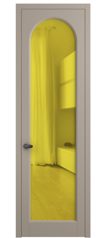 Дверь межкомнатная Palazzo 6804 Матовый бисквитный Прозрачное жёлтое стекло, триплекс 0536 МБСК Цена 97029 ₽ Наличники уже входят в базовый комплект. Фабрика дверей Волховец 8 (800) 551 43 19 Межкомнатная дверь Palazzo 6804 Матовый бисквитный Прозрачное жёлтое стекло, триплекс Цена 97029 ₽ | Volhovec