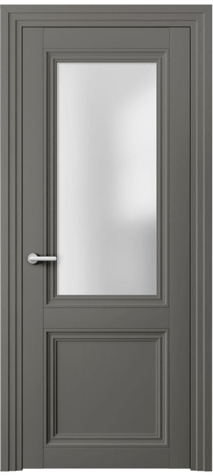 Дверь межкомнатная Centro 2524 Матовый классический серый Сатинированное стекло Каскадный наличник МКЛС Цена 3650 AZE Наличники уже входят в базовый комплект. Фабрика дверей Волховец 8 (800) 551 43 19 Межкомнатная дверь Centro 2524 Матовый классический серый Сатинированное стекло Цена 3650 AZE | Volhovec