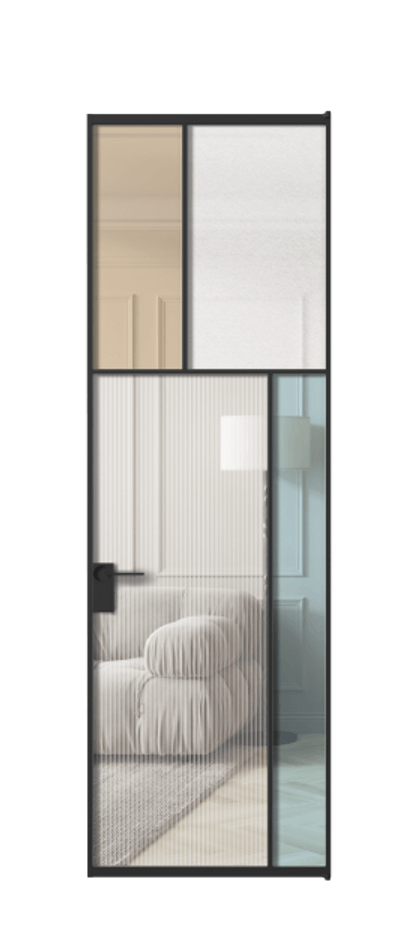 Дверь межкомнатная Mosaic АЛПЛ041.23 Алюминий Черный Комбинация стекол Группы 1 и Группы 3 Без короба чер Цена 166070 Стоимость комплекта двери включает:
1. Полотно (600/650/700/750/800/850/900/950*2000-2400 мм).
2. Короб
3. Комплект фурнитуры (2 торцевые петли и магнитный замок с ответной планкой). Фабрика дверей Волховец 8 (800) 551 43 19 Межкомнатная дверь Mosaic АЛПЛ041.23 Алюминий Черный Комбинация стекол Группы 1 и Группы 3 Цена 166070 ₽ | Volhovec