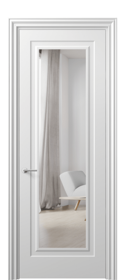 Дверь межкомнатная Mascot 8403 Матовый белоснежный Двустороннее зеркало, триплекс, 7 мм Фигурный наличник МБЛ Цена 73099 ₽ Наличники уже входят в базовый комплект. Фабрика дверей Волховец 8 (800) 551 43 19 Межкомнатная дверь Mascot 8403 Матовый белоснежный Двустороннее зеркало, триплекс, 7 мм Цена 73099 ₽ | Volhovec