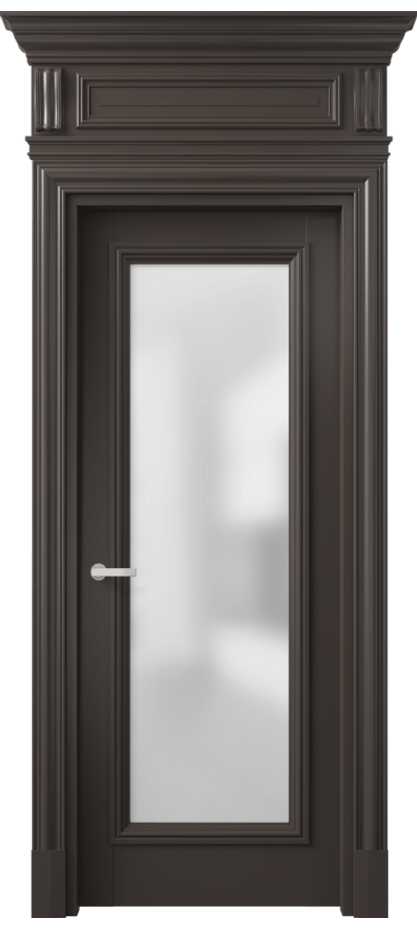 Дверь межкомнатная Antique 7300 Бук антрацит Сатинированное стекло КЭП + Объёмный фриз + Карниз БАН Цена 162609 ₽ Наличники уже входят в базовый комплект. Фабрика дверей Волховец 8 (800) 551 43 19 Межкомнатная дверь Antique 7300 Бук антрацит Сатинированное стекло Цена 162609 ₽ | Volhovec