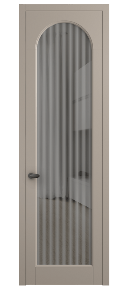 Дверь межкомнатная Палаццо 6804 Матовый бисквитный Рифлёное серое стекло "Дюна", триплекс 0536 МБСК Цена 103029 ₽ Наличники уже входят в базовый комплект. Фабрика дверей Волховец 8 (800) 551 43 19 Межкомнатная дверь Палаццо 6804 Матовый бисквитный Рифлёное серое стекло "Дюна", триплекс Цена 103029 ₽ | Volhovec