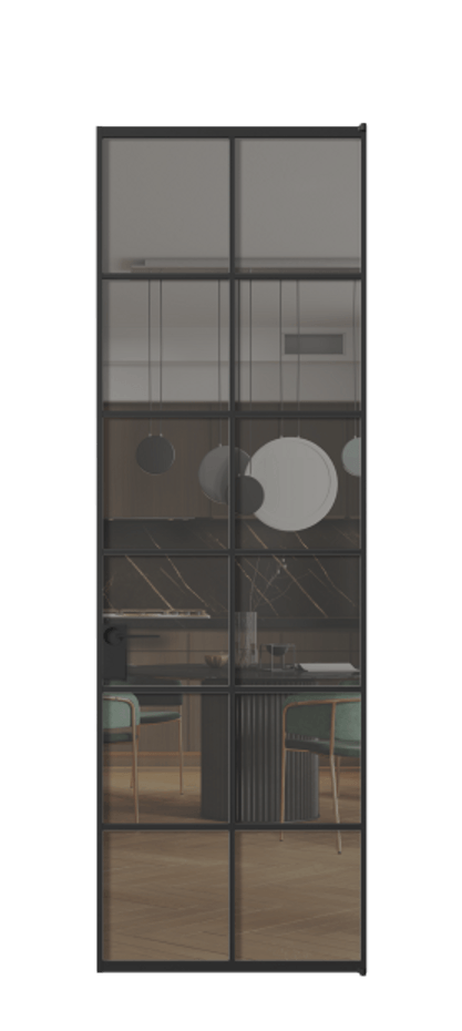 Алюминиевая дверь АЛПЛ040.05 Алюминий Черный Прозрачное серое стекло, триплекс, 6 мм. Без короба чер Цена 111612 Стоимость комплекта двери включает:
1. Полотно (600/650/700/750/800/850/900/950*2000-2400 мм).
2. Короб
3. Комплект фурнитуры (2 торцевые петли и магнитный замок с ответной планкой). Фабрика дверей Волховец 8 (800) 551 43 19 Алюминиевая дверь АЛПЛ040.05 Алюминий Черный Прозрачное серое стекло, триплекс, 6 мм Цена 111612 | Volhovec