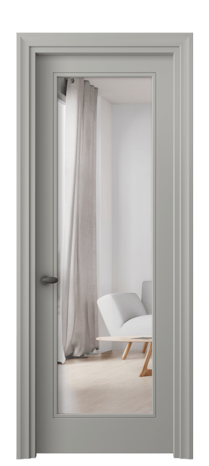 Дверь межкомнатная Esse 8502 Матовый нейтральный серый Двустороннее зеркало, триплекс Фигурный универсальный наличник МНСР Цена 57839 ₽ Наличники уже входят в базовый комплект. Фабрика дверей Волховец 8 (800) 551 43 19 Межкомнатная дверь Esse 8502 Матовый нейтральный серый Двустороннее зеркало, триплекс Цена 57839 ₽ | Volhovec