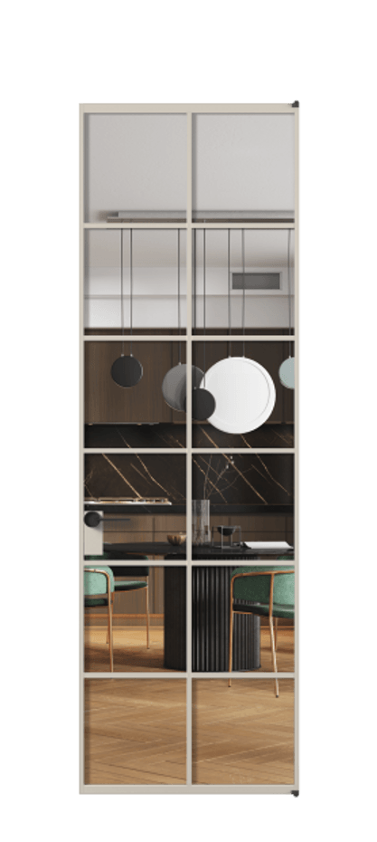 Алюминиевая дверь АЛПЛ040.05  Алюминий светло-бежевый Прозрачное стекло "Crystal Vision", калёное, 6 мм. Без короба АСБЖ  Цена 148790 Стоимость комплекта двери включает: 
1. Полотно (600/650/700/750/800/850/900/950*2000-2400 мм).
2. Короб
3. Комплект фурнитуры (2 торцевые петли и магнитный замок с ответной планкой). Фабрика дверей Волховец 8 (800) 551 43 19  Алюминиевая дверь АЛПЛ040.05 Алюминий светло-бежевый Прозрачное стекло "Crystal Vision", калёное, 6 мм Цена 148790  | Volhovec