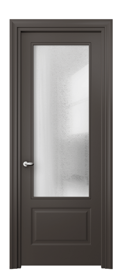 Дверь межкомнатная Esse 8542 Матовый антрацит Фактурное стекло "Лёд", триплекс Фигурный универсальный наличник МАН Цена 76299 ₽ Наличники уже входят в базовый комплект. Фабрика дверей Волховец 8 (800) 551 43 19 Межкомнатная дверь Esse 8542 Матовый антрацит Фактурное стекло "Лёд", триплекс Цена 76299 ₽ | Volhovec