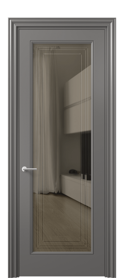 Дверь межкомнатная Mascot 8400 Матовый классический серый Прозрачное бронзовое стекло с гравировкой "Грани", триплекс, 7 мм Фигурный наличник МКЛС Цена 62079 ₽ Наличники уже входят в базовый комплект. Фабрика дверей Волховец 8 (800) 551 43 19 Межкомнатная дверь Mascot 8400 Матовый классический серый Прозрачное бронзовое стекло с гравировкой "Грани", триплекс, 7 мм Цена 62079 ₽ | Volhovec