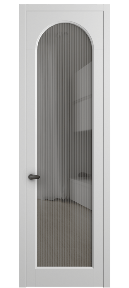 Дверь межкомнатная Палаццо 6804 Матовый белоснежный Рифлёное серое стекло "Moru", триплекс 0536 МБЛ Цена 105029 ₽ Наличники уже входят в базовый комплект. Фабрика дверей Волховец 8 (800) 551 43 19 Межкомнатная дверь Палаццо 6804 Матовый белоснежный Рифлёное серое стекло "Moru", триплекс Цена 105029 ₽ | Volhovec