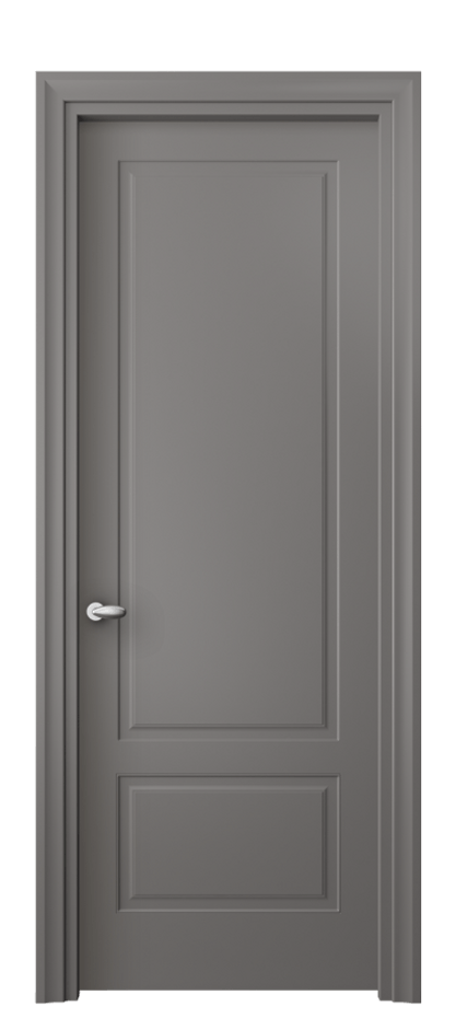 Дверь межкомнатная Esse 8541 Матовый классический серый  Фигурный универсальный наличник МКЛС Цена 52999 ₽ Наличники уже входят в базовый комплект. Фабрика дверей Волховец 8 (800) 551 43 19 Межкомнатная дверь Esse 8541 Матовый классический серый  Цена 52999 ₽ | Volhovec