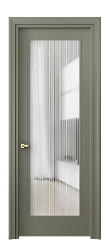 Дверь межкомнатная Esse 8502 Матовый оливковый тёмный Рифлёное стекло "Дюна", триплекс, 8 мм Фигурный универсальный наличник МОТ Цена 72099 ₽ Наличники уже входят в базовый комплект. Фабрика дверей Волховец 8 (800) 551 43 19 Межкомнатная дверь Esse 8502 Матовый оливковый тёмный Рифлёное стекло "Дюна", триплекс, 8 мм Цена 72099 ₽ | Volhovec
