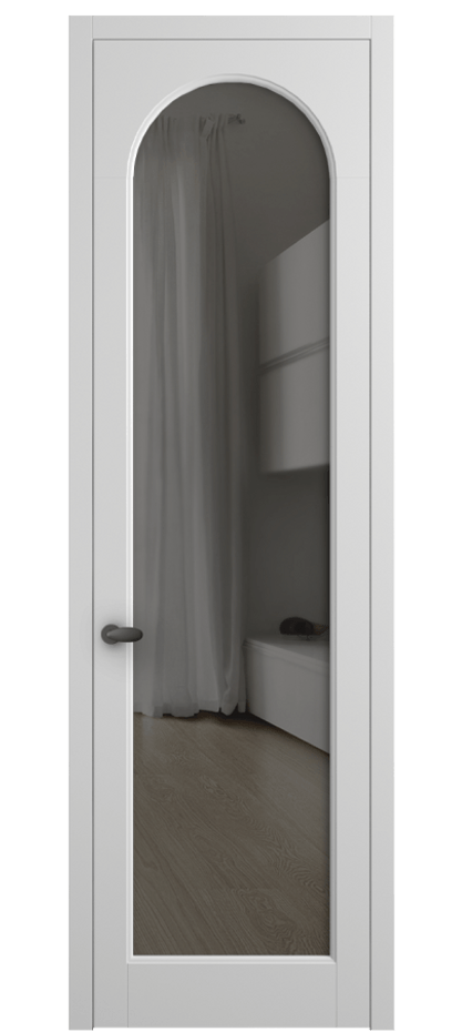 Дверь межкомнатная Палаццо 6804 Матовый белоснежный Прозрачное серое стекло, триплекс 0536 МБЛ Цена 97029 ₽ Наличники уже входят в базовый комплект. Фабрика дверей Волховец 8 (800) 551 43 19 Межкомнатная дверь Палаццо 6804 Матовый белоснежный Прозрачное серое стекло, триплекс Цена 97029 ₽ | Volhovec