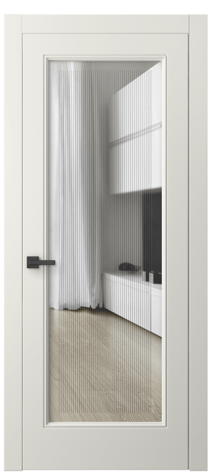 Дверь межкомнатная Linea 8300 Матовый жемчужный Прозрачное стекло с гравировкой "Каннелюры", триплекс Гладкий компланарный наличник MЖМ* Цена 83699 ₽ Наличники уже входят в базовый комплект. Фабрика дверей Волховец 8 (800) 551 43 19 Межкомнатная дверь Linea 8300 Матовый жемчужный Прозрачное стекло с гравировкой "Каннелюры", триплекс Цена 83699 ₽ | Volhovec