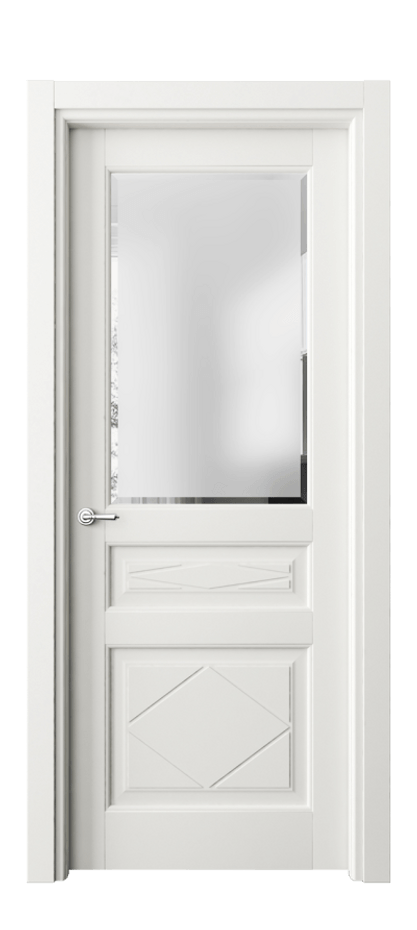 Дверь межкомнатная Toscana Rombo 6344 Бук серый Сатинированное стекло с фацетом Гладкий наличник БС Цена 113520 ₽ Наличники уже входят в базовый комплект. Фабрика дверей Волховец 8 (800) 551 43 19 Межкомнатная дверь Toscana Rombo 6344 Бук серый Сатинированное стекло с фацетом Цена 113520 ₽ | Volhovec