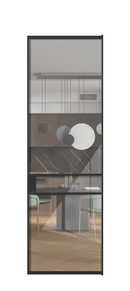 Алюминиевая дверь АЛПЛ040.02 Алюминий Черный Рефлективное прозрачное стекло "Stopsol", калёное. Без короба чер Цена 138890 Стоимость комплекта двери включает:
1. Полотно (600/650/700/750/800/850/900/950*2000-2400 мм).
2. Короб
3. Комплект фурнитуры (2 торцевые петли и магнитный замок с ответной планкой). Фабрика дверей Волховец 8 (800) 551 43 19 Алюминиевая дверь АЛПЛ040.02 Алюминий Черный Рефлективное прозрачное стекло "Stopsol", калёное Цена 138890 | Volhovec