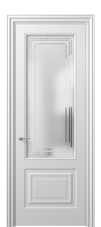 Дверь межкомнатная Маскот 8452 Матовый белоснежный Сатинированное стекло с гравировкой "Грани", триплекс Фигурный наличник МБЛ Цена 66824 ₽ Наличники уже входят в базовый комплект. Фабрика дверей Волховец 8 (800) 551 43 19 Межкомнатная дверь Маскот 8452 Матовый белоснежный Сатинированное стекло с гравировкой "Грани", триплекс Цена 66824 ₽ | Volhovec