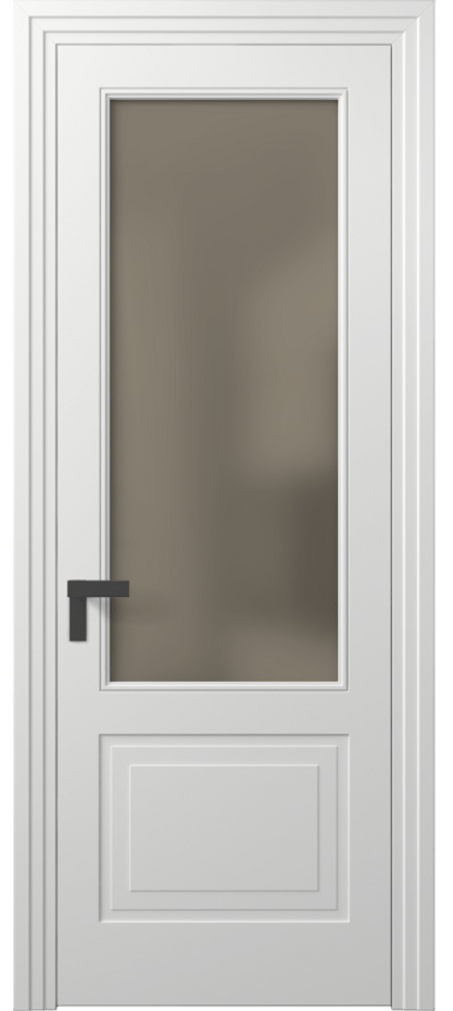 Дверь межкомнатная Rocca 8352 Матовый белоснежный Сатинированное бронзовое стекло, триплекс, 8 мм Фигурный наличник МБЛ Цена 77899 ₽ Наличники уже входят в базовый комплект. Фабрика дверей Волховец 8 (800) 551 43 19 Межкомнатная дверь Rocca 8352 Матовый белоснежный Сатинированное бронзовое стекло, триплекс, 8 мм Цена 77899 ₽ | Volhovec