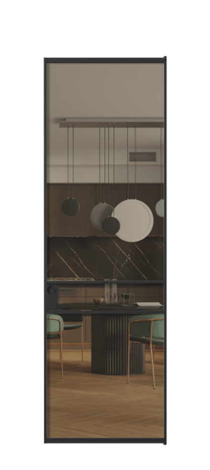 Алюминиевая дверь АЛПЛ040.02  Алюминий Черный Прозрачное бронзовое стекло, триплекс, 6 мм. Без короба чер Цена 130890 Стоимость комплекта двери включает: 
1. Полотно (600/650/700/750/800/850/900/950*2000-2400 мм).
2. Короб
3. Комплект фурнитуры (2 торцевые петли и магнитный замок с ответной планкой). Фабрика дверей Волховец 8 (800) 551 43 19  Алюминиевая дверь АЛПЛ040.02 Алюминий Черный Прозрачное бронзовое стекло, триплекс, 6 мм Цена 130890  | Volhovec