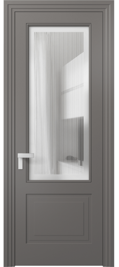 Дверь межкомнатная Rocca 8352 Матовый классический серый Сатинированное с гравировкой "Каннелюры", триплекс, 7 мм Каскадный компланарный наличник МКЛС Цена 69519 ₽ Наличники уже входят в базовый комплект. Фабрика дверей Волховец 8 (800) 551 43 19 Межкомнатная дверь Rocca 8352 Матовый классический серый Сатинированное с гравировкой "Каннелюры", триплекс, 7 мм Цена 69519 ₽ | Volhovec
