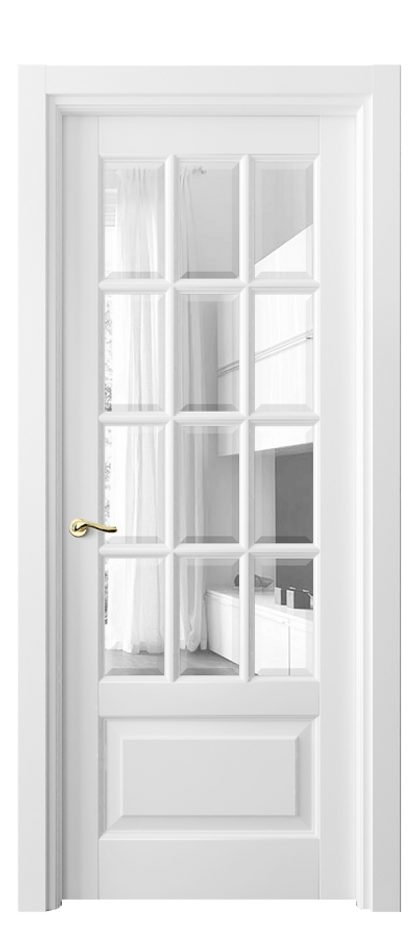 Дверь межкомнатная Lignum 0728 Бук белоснежный Прозрачное стекло с фацетом Гладкий наличник ББЛ Цена 122599 ₽ Наличники уже входят в базовый комплект. Фабрика дверей Волховец 8 (800) 551 43 19 Межкомнатная дверь Lignum 0728 Бук белоснежный Прозрачное стекло с фацетом Цена 122599 ₽ | Volhovec