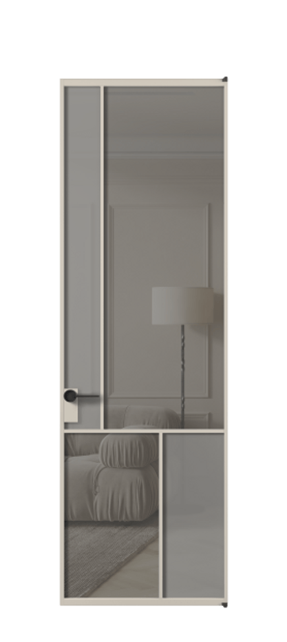 Дверь межкомнатная Мозаик АЛПЛ041.20 Алюминий светло-бежевый Сатинированное серое стекло, триплекс, 6 мм + Прозрачное серое стекло, триплекс Без короба АСБЖ Цена 165870 Стоимость комплекта двери включает:
1. Полотно (600/650/700/750/800/850/900/950*2000-2400 мм).
2. Короб
3. Комплект фурнитуры (2 торцевые петли и магнитный замок с ответной планкой). Фабрика дверей Волховец 8 (800) 551 43 19 Межкомнатная дверь Мозаик АЛПЛ041.20 Алюминий светло-бежевый Сатинированное серое стекло, триплекс, 6 мм + Прозрачное серое стекло, триплекс Цена 165870 ₽ | Volhovec