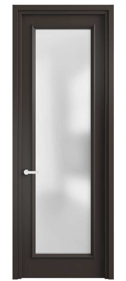 Дверь межкомнатная Шарм 6702 Матовый антрацит Сатинированное стекло Узкий классический наличник МАН Цена 94599 ₽ Наличники уже входят в базовый комплект. Фабрика дверей Волховец 8 (800) 551 43 19 Межкомнатная дверь Шарм 6702 Матовый антрацит Сатинированное стекло Цена 94599 ₽ | Volhovec