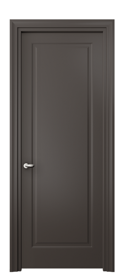 Дверь межкомнатная Esse 8501 Матовый антрацит Фигурный универсальный наличник МАН Цена 45199 ₽ Наличники уже входят в базовый комплект. Фабрика дверей Волховец 8 (800) 551 43 19 Межкомнатная дверь Esse 8501 Матовый антрацит Цена 45199 ₽ | Volhovec