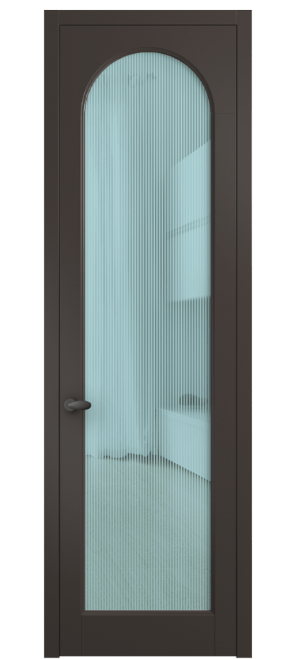 Дверь межкомнатная Палаццо 6804 Матовый антрацит Рифлёное голубое стекло "Дюна", триплекс 0536 МАН Цена 103029 ₽ Наличники уже входят в базовый комплект. Фабрика дверей Волховец 8 (800) 551 43 19 Межкомнатная дверь Палаццо 6804 Матовый антрацит Рифлёное голубое стекло "Дюна", триплекс Цена 103029 ₽ | Volhovec