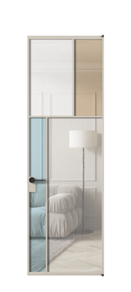 Дверь межкомнатная Mosaic АЛПЛ041.22 Алюминий светло-бежевый Комбинация стекол Группы 1 и Группы 3 Без короба АСБЖ  Цена 156290 Стоимость комплекта двери включает:
1. Полотно (600/650/700/750/800/850/900/950*2000-2400 мм).
2. Короб
3. Комплект фурнитуры (2 торцевые петли и магнитный замок с ответной планкой). Фабрика дверей Волховец 8 (800) 551 43 19 Межкомнатная дверь Mosaic АЛПЛ041.22 Алюминий светло-бежевый Комбинация стекол Группы 1 и Группы 3 Цена 156290 ₽ | Volhovec