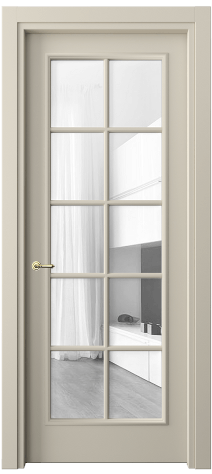 Дверь межкомнатная Париж 8102 Матовый бежево-серый Прозрачное стекло Гладкий наличник МБСР Цена 61724 ₽ Наличники уже входят в базовый комплект. Фабрика дверей Волховец 8 (800) 551 43 19 Межкомнатная дверь Париж 8102 Матовый бежево-серый Прозрачное стекло Цена 61724 ₽| Volhovec