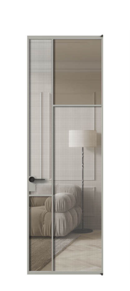 Дверь межкомнатная Mosaic АЛПЛ041.11 Алюминий нейтральный серый Декоративное стекло с сеткой "Mesh silver", триплекс, 6 мм + Прозрачное бронзовое стекло, триплекс Без короба АНСР Цена 171870 Стоимость комплекта двери включает:
1. Полотно (600/650/700/750/800/850/900/950*2000-2400 мм).
2. Короб
3. Комплект фурнитуры (2 торцевые петли и магнитный замок с ответной планкой). Фабрика дверей Волховец 8 (800) 551 43 19 Межкомнатная дверь Mosaic АЛПЛ041.11 Алюминий нейтральный серый Декоративное стекло с сеткой "Mesh silver", триплекс, 6 мм + Прозрачное бронзовое стекло, триплекс Цена 171870 ₽ | Volhovec