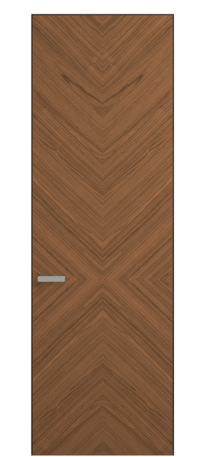 Дверь межкомнатная Rift 0205 Орех умбра матовый рифт  Скрытый короб Черный Цена 89089 ₽ Наличники уже входят в базовый комплект. Фабрика дверей Волховец 8 (800) 551 43 19 Межкомнатная дверь Rift 0205 Орех умбра матовый рифт  Цена 89089 ₽ | Volhovec