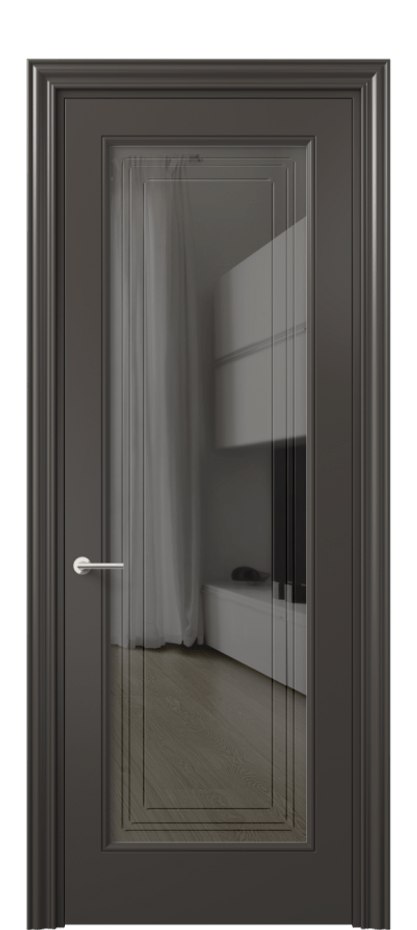 Дверь межкомнатная Mascot 8400 Матовый антрацит Прозрачное серое стекло с гравировкой "Грани", триплекс Фигурный наличник МАН Цена 82499 ₽ Наличники уже входят в базовый комплект. Фабрика дверей Волховец 8 (800) 551 43 19 Межкомнатная дверь Mascot 8400 Матовый антрацит Прозрачное серое стекло с гравировкой "Грани", триплекс Цена 82499 ₽ | Volhovec