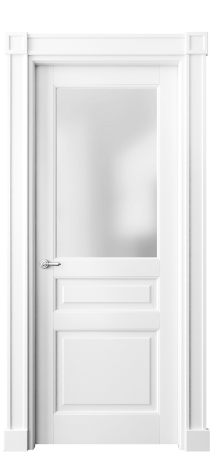 Дверь межкомнатная Тоскана Плано 6304 Матовый белоснежный Сатинированное стекло Гладкие пилястры с квадратными розетками МБЛ Цена 131839 ₽ Наличники уже входят в базовый комплект. Фабрика дверей Волховец 8 (800) 551 43 19 Межкомнатная дверь Тоскана Плано 6304 Матовый белоснежный Сатинированное стекло Цена 131839 ₽ | Volhovec