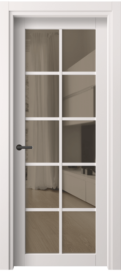 Дверь межкомнатная Нео 2106 ПЭТ кремово-серый Прозрачное бронзовое стекло, триплекс Гладкий классический наличник ПЭКС Цена 11500 ₽ Наличники уже входят в базовый комплект. Фабрика дверей Волховец 8 (800) 551 43 19 Межкомнатная дверь Нео 2106 ПЭТ кремово-серый Прозрачное бронзовое стекло, триплекс Цена 11500 ₽ | Volhovec