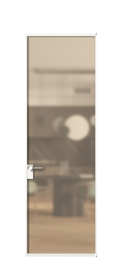 Алюминиевая дверь АЛПЛ040.01  Алюминий Белый Сатинированное оранжевое стекло, триплекс, 6мм. Без короба бел Цена 125490 Стоимость комплекта двери включает: 
1. Полотно (600/650/700/750/800/850/900/950*2000-2400 мм).
2. Короб
3. Комплект фурнитуры (2 торцевые петли и магнитный замок с ответной планкой). Фабрика дверей Волховец 8 (800) 551 43 19  Алюминиевая дверь АЛПЛ040.01 Алюминий Белый Сатинированное оранжевое стекло, триплекс, 6мм Цена 125490  | Volhovec