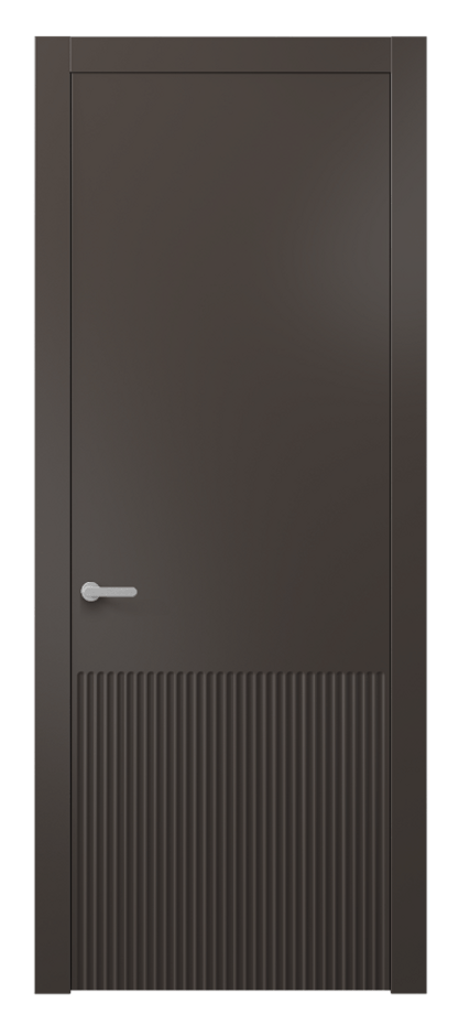 Дверь межкомнатная Альба 8645 Матовый антрацит Гладкий компланарный наличник МАН Цена 2500 AZE Наличники уже входят в базовый комплект. Фабрика дверей Волховец 8 (800) 551 43 19 Межкомнатная дверь Альба 8645 Матовый антрацит Цена 2500 AZE | Volhovec