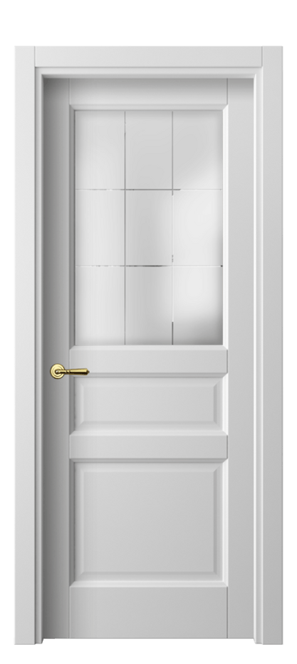 Дверь межкомнатная Galant 1432 Матовый белоснежный Сатинированное стекло с гравировкой "Лофт", 4 мм Гладкий наличник МБЛ Цена 40159 ₽ Наличники уже входят в базовый комплект. Фабрика дверей Волховец 8 (800) 551 43 19 Межкомнатная дверь Galant 1432 Матовый белоснежный Сатинированное стекло с гравировкой "Лофт", 4 мм Цена 40159 ₽ | Volhovec