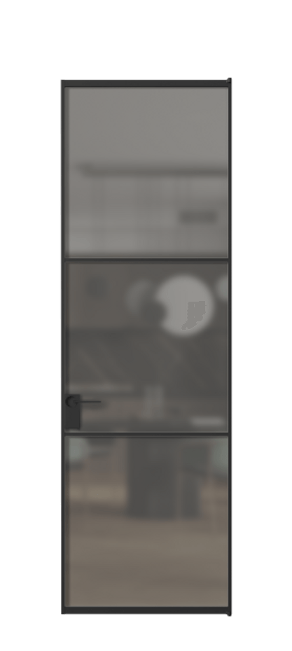 Алюминиевая дверь АЛПЛ040.03 Алюминий Черный Сатинированное серое стекло, триплекс. Без короба чер Цена 120130 Стоимость комплекта двери включает:
1. Полотно (600/650/700/750/800/850/900/950*2000-2400 мм).
2. Короб
3. Комплект фурнитуры (2 торцевые петли и магнитный замок с ответной планкой). Фабрика дверей Волховец 8 (800) 551 43 19 Алюминиевая дверь АЛПЛ040.03 Алюминий Черный Сатинированное серое стекло, триплекс Цена 120130 | Volhovec