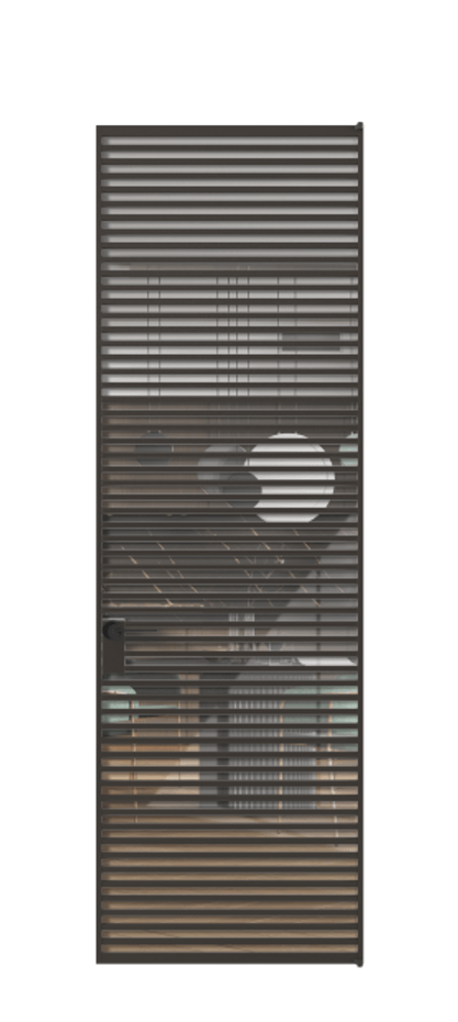 Алюминиевая дверь АЛПЛ040.07 Алюминий антрацит Рефлективное прозрачное стекло "Stopsol", калёное. Без короба ААН Цена 238670 Стоимость комплекта двери включает:
1. Полотно (600/650/700/750/800/850/900/950*2000-2400 мм).
2. Короб
3. Комплект фурнитуры (2 торцевые петли и магнитный замок с ответной планкой). Фабрика дверей Волховец 8 (800) 551 43 19 Алюминиевая дверь АЛПЛ040.07 Алюминий антрацит Рефлективное прозрачное стекло "Stopsol", калёное Цена 238670 | Volhovec