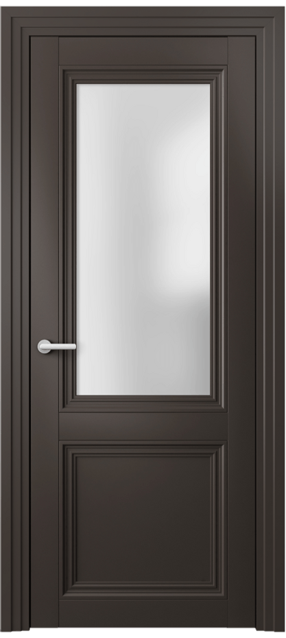 Дверь межкомнатная Centro 2524 Матовый антрацит Сатинированное стекло Каскадный наличник МАН Цена 69999 ₽ Наличники уже входят в базовый комплект. Фабрика дверей Волховец 8 (800) 551 43 19 Межкомнатная дверь Centro 2524 Матовый антрацит Сатинированное стекло Цена 69999 ₽ | Volhovec