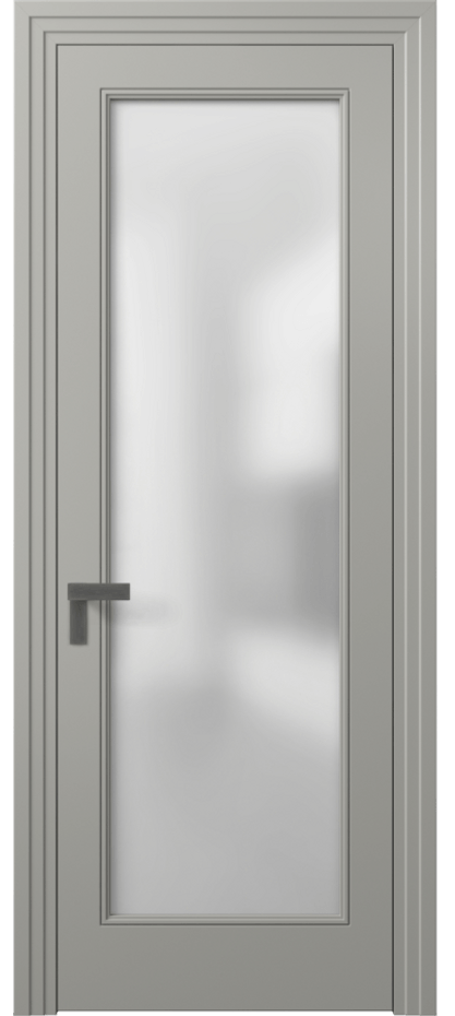 Дверь межкомнатная Rocca 8300 Матовый нейтральный серый Сатинированное стекло Каскадный компланарный наличник МНСР Цена 66319 ₽ Наличники уже входят в базовый комплект. Фабрика дверей Волховец 8 (800) 551 43 19 Межкомнатная дверь Rocca 8300 Матовый нейтральный серый Сатинированное стекло Цена 66319 ₽ | Volhovec